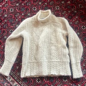 Inis Meain Cream Alpaca Sweater